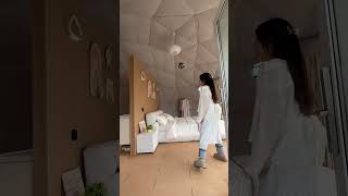 Glamping Dome Tent Igloo House With Bathroom [upl. by Artined]