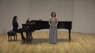 Botschaft Johannes Brahms sung by mezzosoprano Jamie Feder [upl. by Philip]