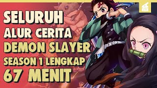 Sang Pemburu Iblis  Seluruh Alur Cerita Kimetsu no Yaiba Season 1 LENGKAP [upl. by Adnwahsal]