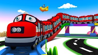 ChooChoo Adventures with Cartoon Toy Train [upl. by Rapp688]