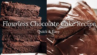 DO NOT MAKE IT UNTIL YOU SEE THIS⚠️ Flourless Chocolate Cake Recipe  Tasty Picks [upl. by Marilou7]