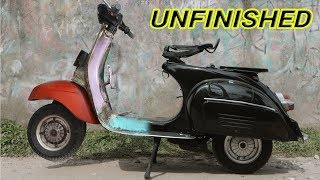 Vespa Unfinished Restoration [upl. by Canute]