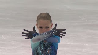 Alexandra TRUSOVA RUS Brisbane Ladies Free skating  ISU JGP 2017 [upl. by Ardnalahs]