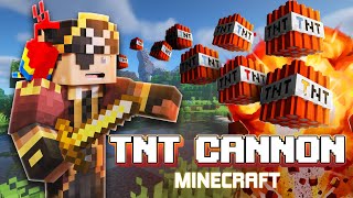 How to build TNT Cannon in Minecraft [upl. by Aileno]