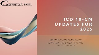 Prepare for the 2025 ICD10CM Coding Updates Effective from October 1 2024 [upl. by Alisan]