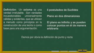 Los postulados de Euclides Clase 2 [upl. by Leahcimnaes348]