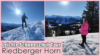 Leichte SCHNEESCHUHWanderung zum Riedberger Horn  PrimaDina [upl. by Dina977]