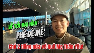 Về tới Đại Hàn PHÊ ĐÊ MÊ Chờ Tiếp gần 3 tiếng Nôn Nao Sắp Tới Nhà Rồi [upl. by Naomi399]