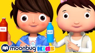 Mixing Colors Song  LBB Songs  Learn with Little Baby Bum Nursery Rhymes  Moonbug Kids [upl. by Anna]