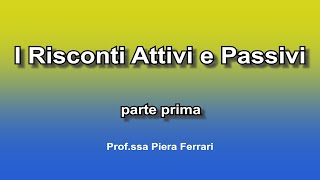 I Risconti attivi e passivi Prima parte [upl. by Idell209]