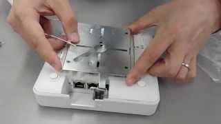 Attaching ceiling mount kit to Ruckus Wireless ZoneFlex73727982 Access Point [upl. by Willing]