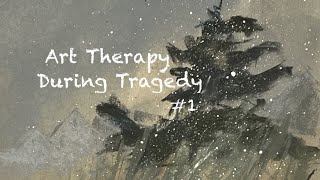 Pastel Painting  Art Therapy in Tragedy 1 [upl. by Nahgaem]