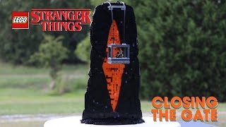 LEGO Eleven CLOSES the GATE From STRANGER THINGS  Custom LEGO MOC [upl. by Horace898]