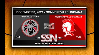 CHS Spartan Basketball vs Rushville  December 3 2021 [upl. by Bertha]