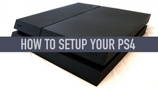 How to set up a PlayStation 4 [upl. by Ahseinet]