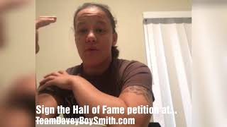 UFC NXTWWE Superstar Shayne Baszler supports the British Bulldog WWE Hall of Fame campaign [upl. by Halliday322]