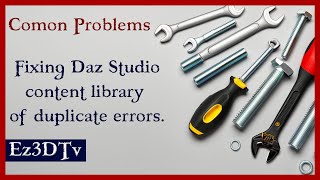 Fixing Daz Studio Duplicate File Errors Part 2  Ez3DTv [upl. by Gilmour]