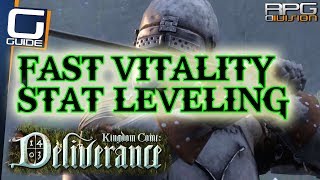 KINGDOM COME DELIVERANCE  Fast Vitality Stat Fast Leveling [upl. by Gnuhp]