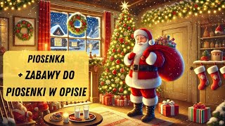 🎅Święty Mikołaj Już Jedzie 🎵 Piosenka Świąteczna dla Dzieci 🛷 [upl. by Llewxam]