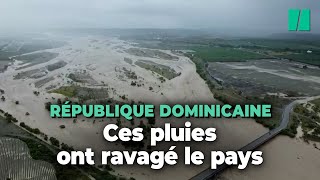 En République dominicaine au moins 21 morts après des pluies diluviennes [upl. by Hpeseoj909]