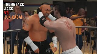 Hardcore Wrestling Icon  Thumbtack Jack vs Jun Kasai [upl. by Angelique]