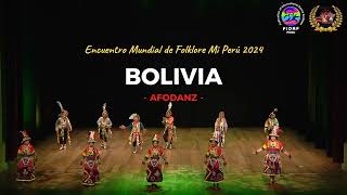 DANZAS BOLIVIANAS EN EL XVII ENCUENTRO MUNDIAL DE FOLKLORE MI PERÚ 2024 [upl. by Eibrad]