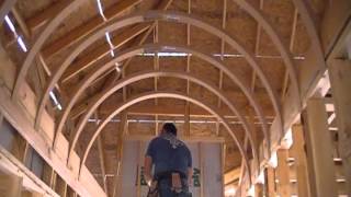 How to Build A Barrel Vault Ceiling Efficiently Affordably and Perfectly [upl. by Yenrab]