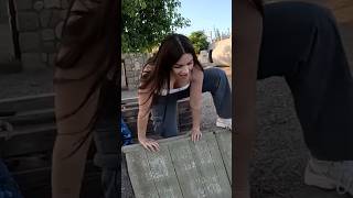 ¡Lucia Bellido y Lucía La Puerta hacen parkour 😎Like para más vídeos con ellas parkour shorts [upl. by Elinore]