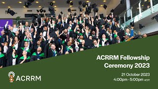 ACRRM Fellowship Ceremony [upl. by Ocko642]