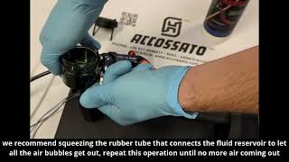 How to bleed an Accossato Brake Radial Master Cylinder [upl. by Fawnia]