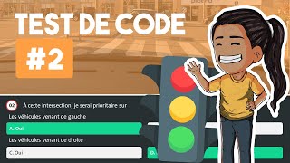 Test code de la route 2023🚦Série 6  10 questions 🚌 [upl. by Euqinorev871]