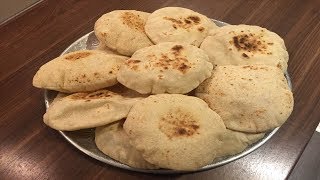 Egyptian bread  عيش بلدى مصرى [upl. by Mcspadden827]