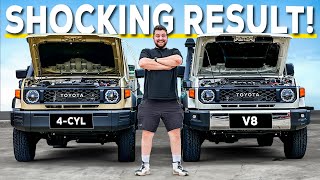 Toyota LandCruiser 70 Series 4Cylinder vs V8 Comparison Reliability Concerns and Which is BETTER [upl. by Sitto414]