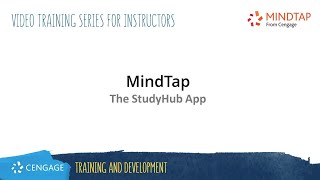 MindTap Study Hub App [upl. by Jeu]