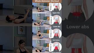 Whole Abdomen workouthomehustleworkout absworkout fatburning abdomen trandingshorts abs [upl. by Ennael]