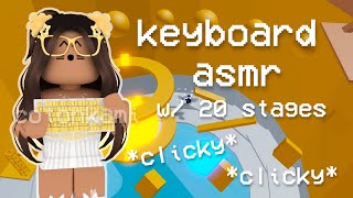 ROBLOX Tower Of Hell WITH 20 STAGES but its KEYBOARD ASMR [upl. by Yeung]