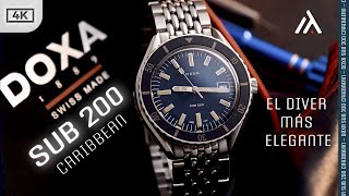 La marca que encumbró Cousteau  DOXA SUB 200 Caribbean  Reloj automático [upl. by Tuinenga]