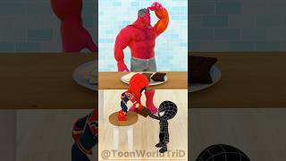 SpiderMan Secretly Gives Red Hulk’s Chocolate to a Friend 🍫 [upl. by Almire964]