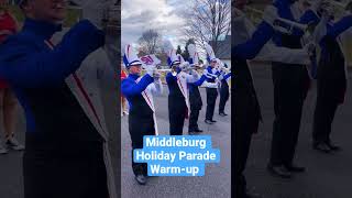 Middleburg Virginia holiday Christmas parade is now complete with the SU Marching Band ￼ [upl. by Ardnalac]