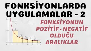 Fonksiyonlarda Uygulamalar  2 Pozitif veya Negatif Aralıklar [upl. by Roer]