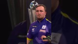 🎉tungsten time Luke Littler is in the game 🤩Darts Dart World Championship WM [upl. by Casie]