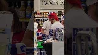 Hulk Hogan signing Real American Beer at Lartigues Seafood in Fairhopes Piggly Wiggly [upl. by Leora]