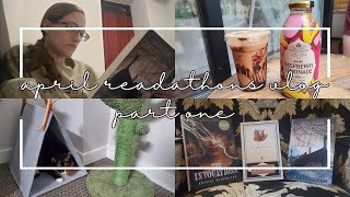 Magical ReadathonTomes amp Treasures Reading Vlog  Part 1 [upl. by Leckie]