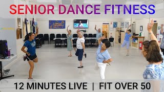 Zumba for Seniors  12 Mins  Fit Over 50  Fun Songs [upl. by Rosenberg]