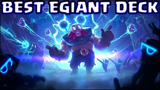 NEW Broken Electro Giant Deck for the New Meta  Clash Royale [upl. by Noxid]