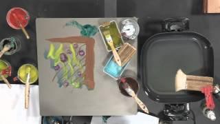 How to Make Monoprints with Encaustic Paints [upl. by Akimrehs26]