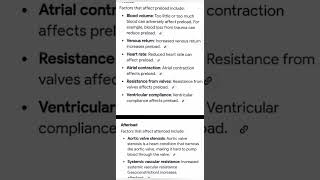 preload and afterload in heart [upl. by Jerrilee]