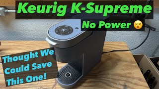 Keurig KSupreme Won’t Turn On How To Reset Thermal Switch For No Power Issue [upl. by Eiddet381]