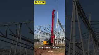 YCR90 Drilling Rigpiling rig rotary drilling kelly barfriction kelly bar rotary drilling rig [upl. by Hgeilyak]