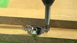 Blum Compact 33 How to install and adjust a Blum Compact Hinge [upl. by Salokcin]